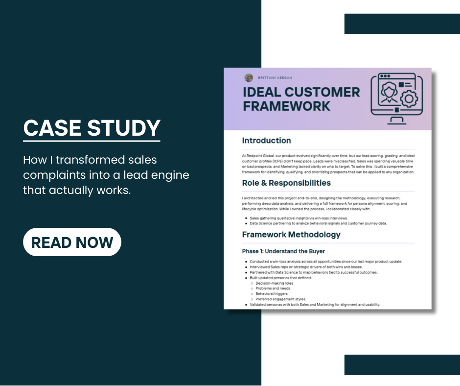 Ideal Customer Framework